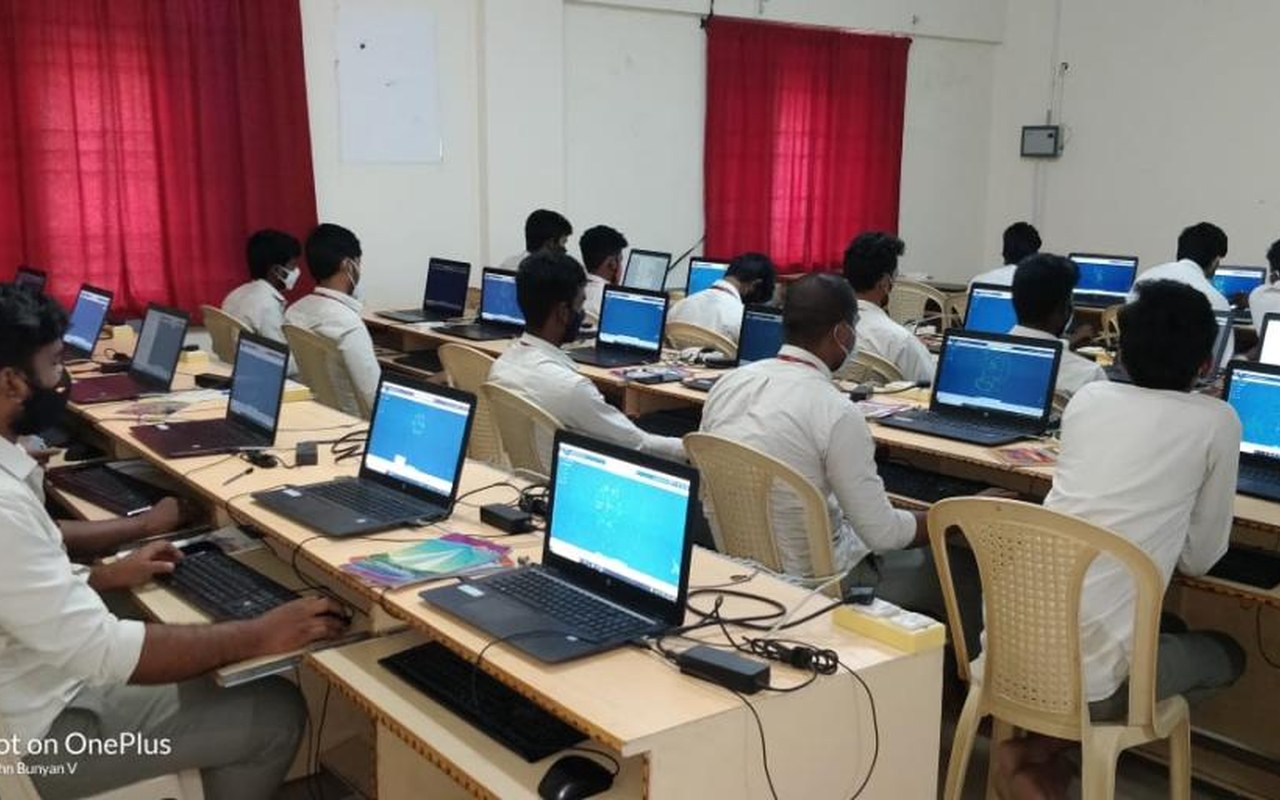 Student training session