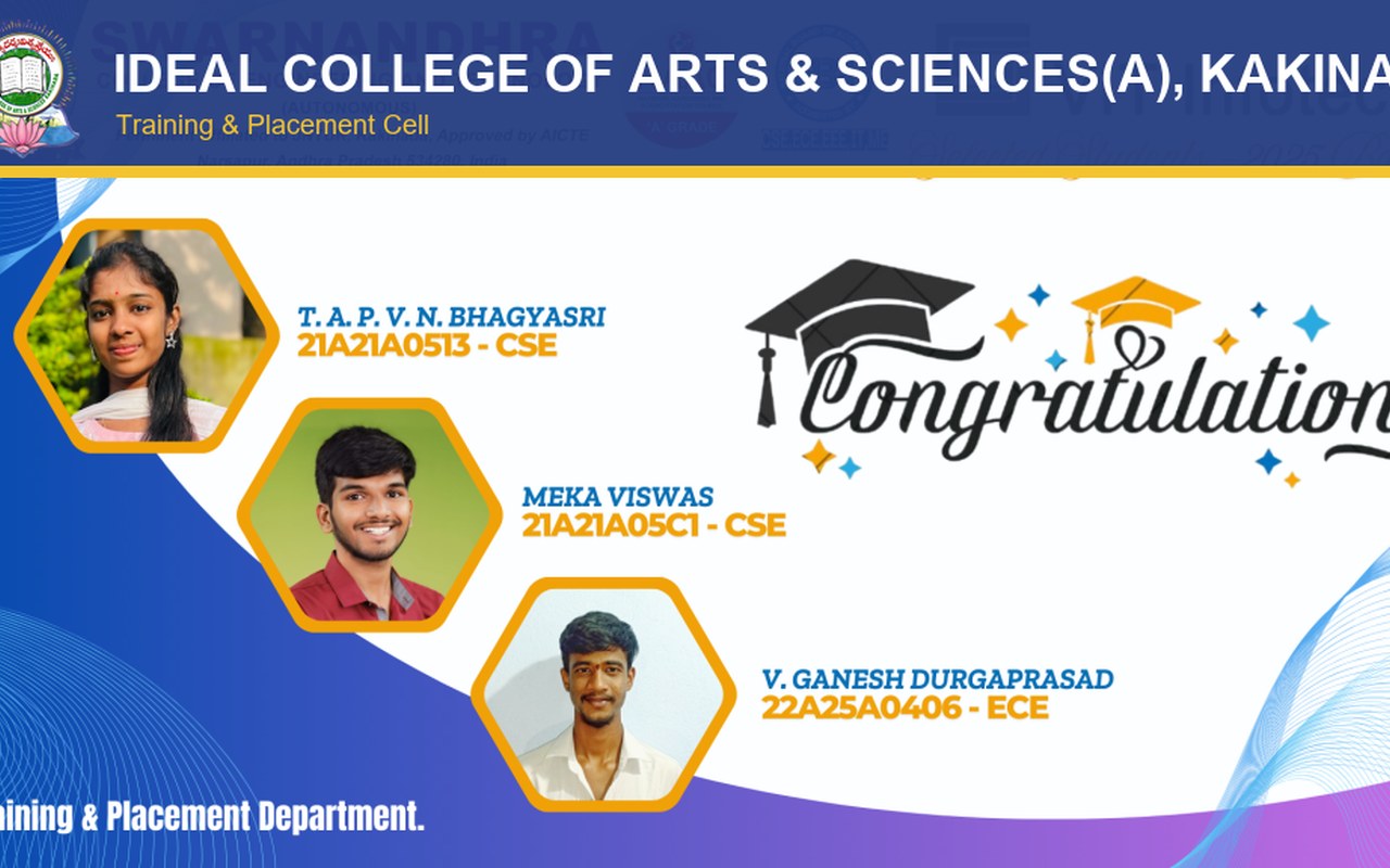 Vyshnavi Infotech placement congratulations